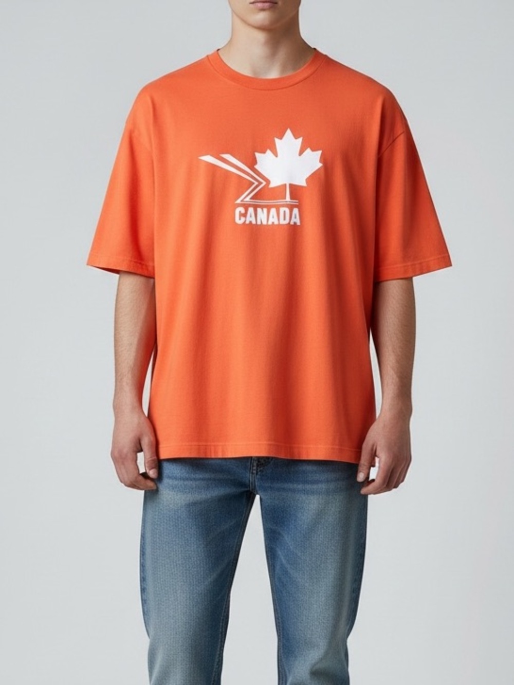Vintage 80’s Orange “Canada” T-Shirt By Emtex | Size XL
